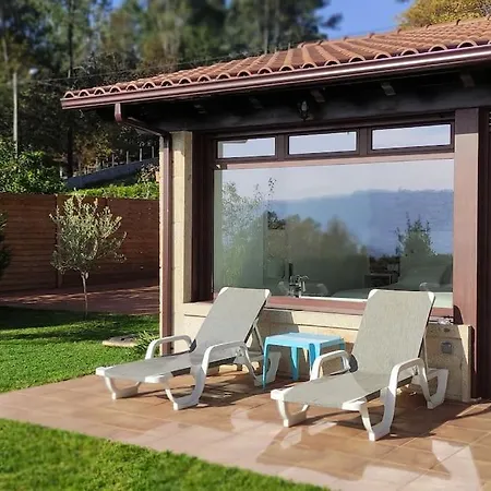Relax Natural En Vigo Rural Con Jacuzzi Y Vistas