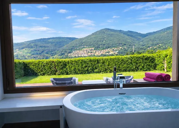 Casa Nueva De Vigo Rural Con Jacuzzi Y Chimenea * Mos